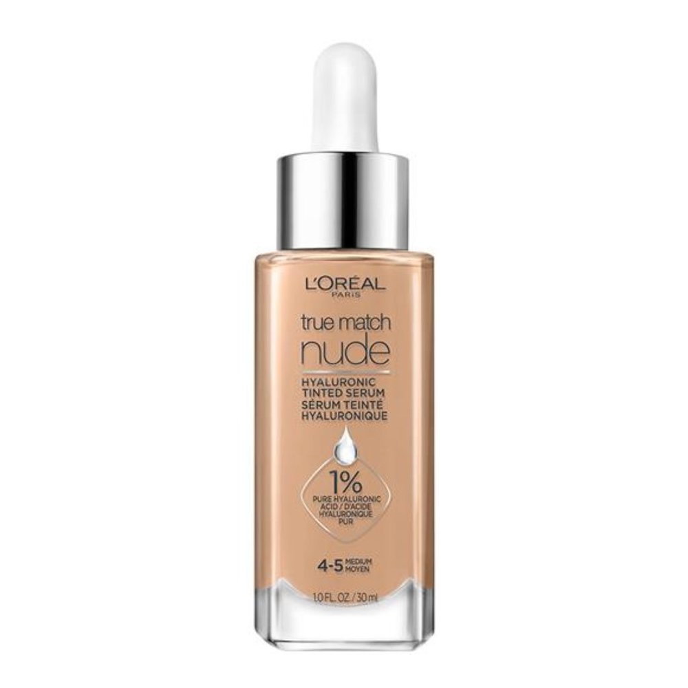 L'Oreal Paris True Match Nude Hyaluronic Tinted Serum Foundation with 1% Hyaluro